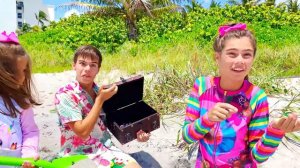 Настя и Артем сборник весёлых историй про активные игры