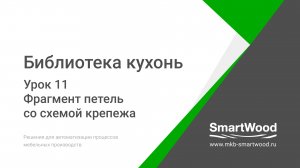 Урок 11. Фрагмент петель со схемой крепежа