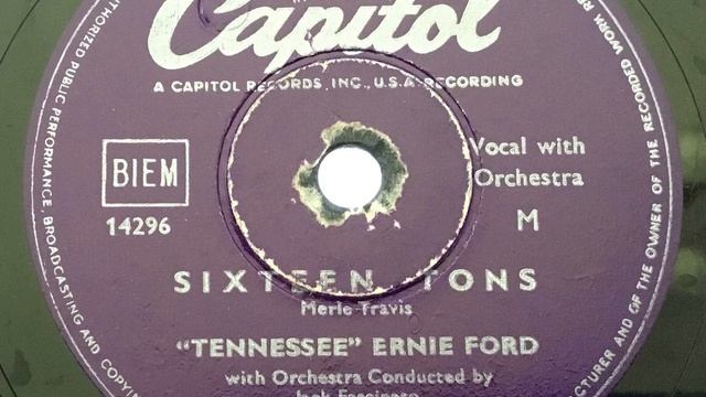 Tennessee Ernie Ford - Sixteen Tons смотреть онлайн