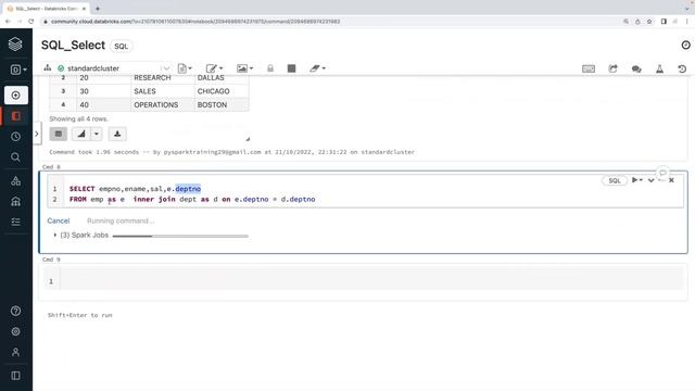 Spark SQL for Data Engineering 17: SQL Select Statement column alias and table alias #sparksql смотреть онлайн