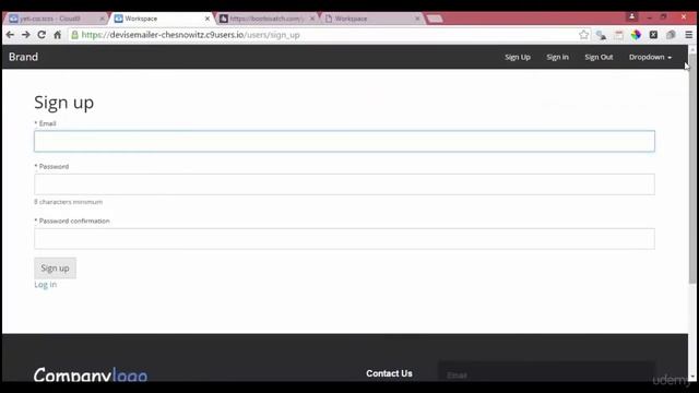 Ruby on Rails Bootstrap css and Navbar Brand Part 32 смотреть онлайн