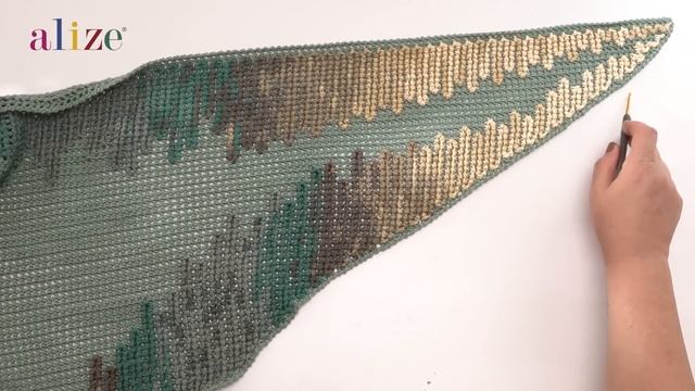 Alize Diva Ile Ters Sık İğne Yelek