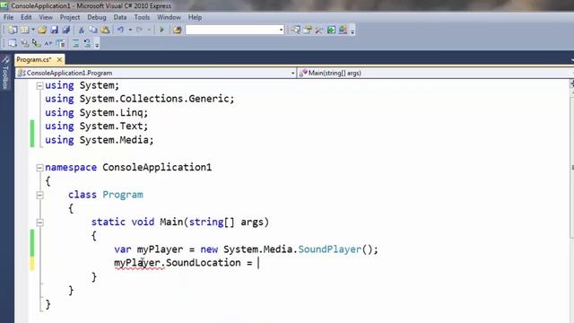 Play WAV Sound File using C# смотреть онлайн