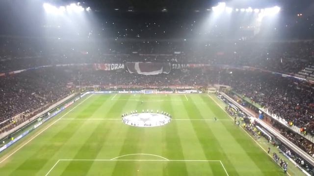Milan Barca 20/2/13 Formazione Milan E Coreografia