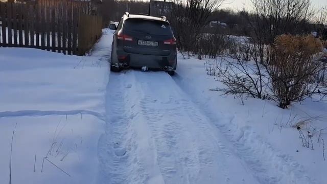 Subaru Tribeca (B9) по малому снегу (off road snow) смотреть онлайн