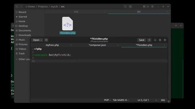 How to create a simple php library for Laravel or any php project (Local) смотреть онлайн