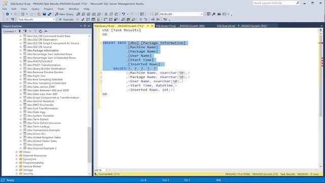 SSIS Tutorial | Row Count Transformation to log Inserted Rows смотреть онлайн