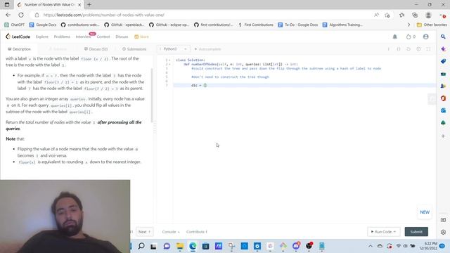 LeetCode Medium - 2445. Number of Nodes With Value One смотреть онлайн