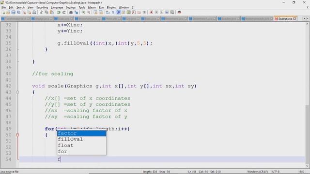 How to implement the Scaling 2D-transformation in java? смотреть онлайн