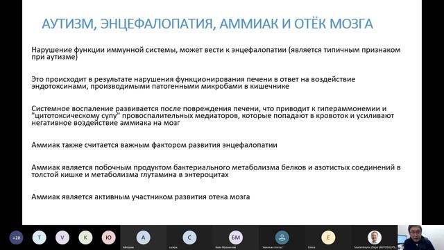 Аутизм - Аммиак механизм образования и последствия (Вебинар №5) - Др. Кен Алибек