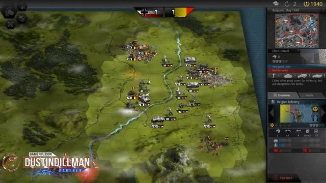 walkthrough of Panzer Tactics HD axis campaign mission 3 part 1 смотреть онлайн