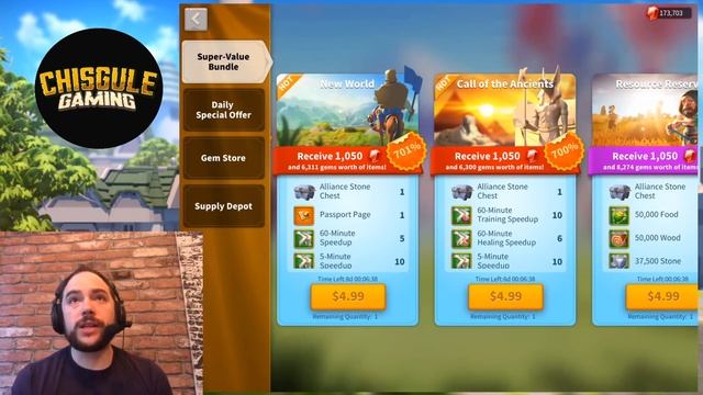 SPEEDUP MATH: Call of the Ancients & New World Bundles | Rise of Kingdoms смотреть онлайн