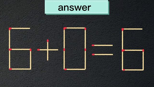 move 1 matchstick to make the equation correct 6+7=9 Matchstick puzzle✔ #matches #mindtest #puzzle смотреть онлайн