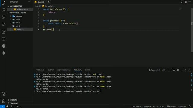 SetTimeout, Async & await function in JavaScript смотреть онлайн