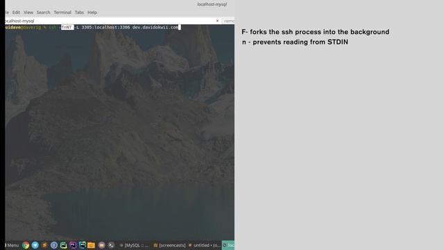 Connect to remote MySQL server from Localhost using SSH смотреть онлайн