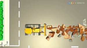 Шаровой кран-разрушитель и строительные тележки для детей | Строительство больниц для детей