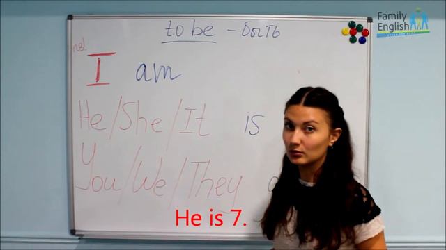Глагол to be: утвердительные предложения (Elementary) смотреть онлайн