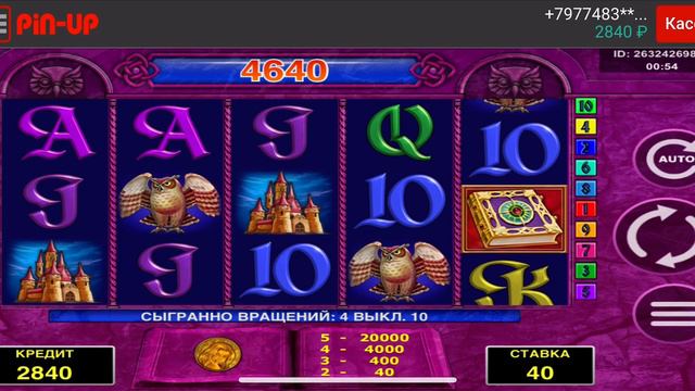 Book of Fortune, по 40 рублей, топ символ Х327 смотреть онлайн