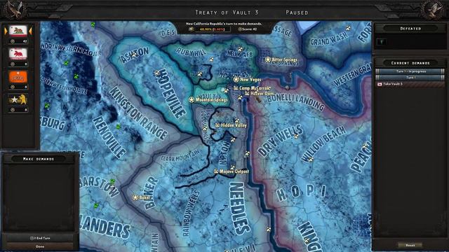 Let's play Old World Blues (HoI4 Fallout mod) - Democratic NCR - part 12 смотреть онлайн
