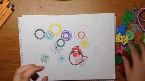 Идея для рисунка-кривой цветок