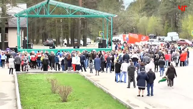 Празднование 74 й годовщины Победы в Сазонове смотреть онлайн