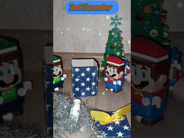 My Christmas & New Year Advent Calendar mini surprises by Lego Super Mario & Luigi. Day 2 #shorts смотреть онлайн