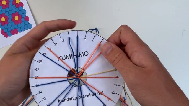 flower kumihimo tutorial || friendship bracelets смотреть онлайн
