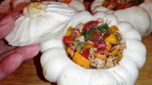 Как приготовить фаршированные патиссоны - Патиссоны в духовке