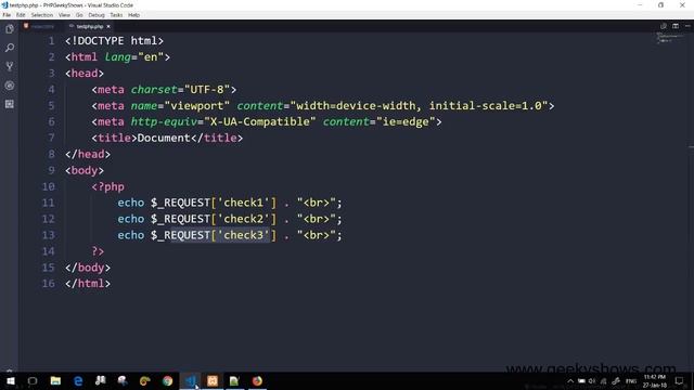 Handle Checkbox in PHP (Hindi) смотреть онлайн