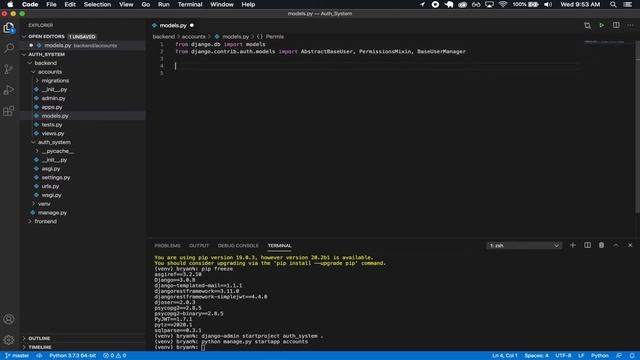 Django & React JWT Authentication Part 2 - Custom User Model смотреть онлайн