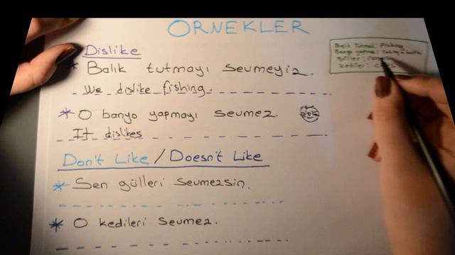 Like/Dislike/Don't Like/Doesn't Like/Love/Hate/Enjoy İngilizce Konu Anlatımı