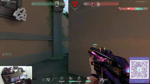 LIVE DE VALORANT #42 ( testando nova sensi..) (1500dpi 100hz no mouse) смотреть онлайн