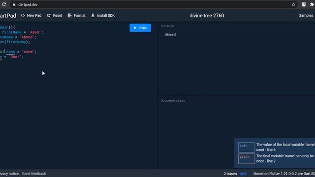 06-Dart difference between var and const and final الفرق بينهم فى دارت смотреть онлайн