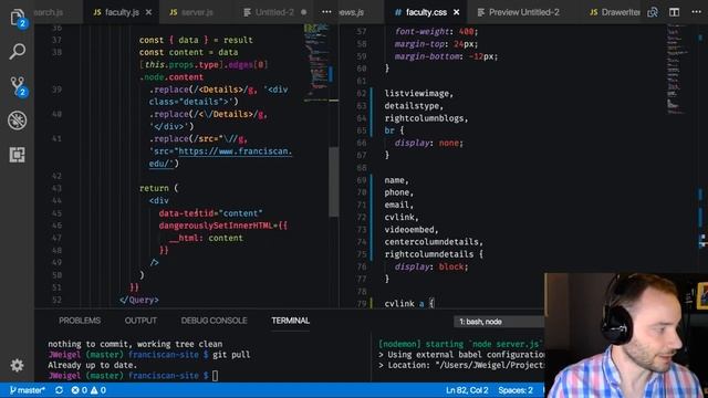 Using CSS with React (P5D74) - Live Coding with Jesse смотреть онлайн