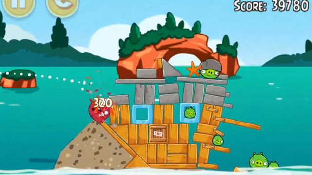 Angry Birds Seasons - 1-4 - Piglantis - 3 Stars - Walkthrough смотреть онлайн
