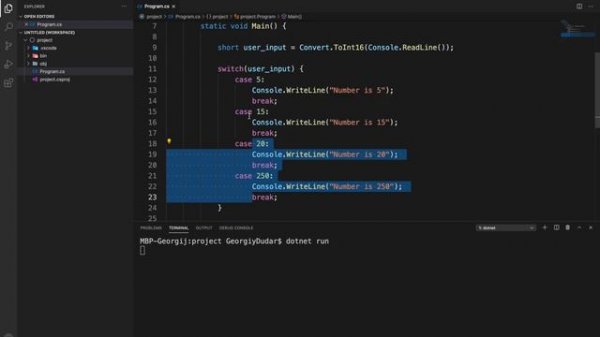 Изучение C# для начинающих _ Урок #6 – Оператор «Switch-case»