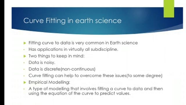 Applications of curve fitting смотреть онлайн