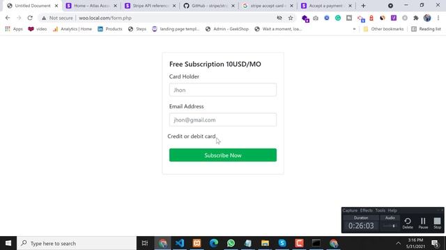 Stripe Recurring Payments In PHP смотреть онлайн