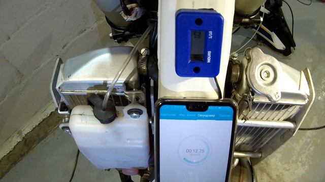 Установка моточасов. Тест, чему равен моточас? на GR72T и Kawasaki KDX250