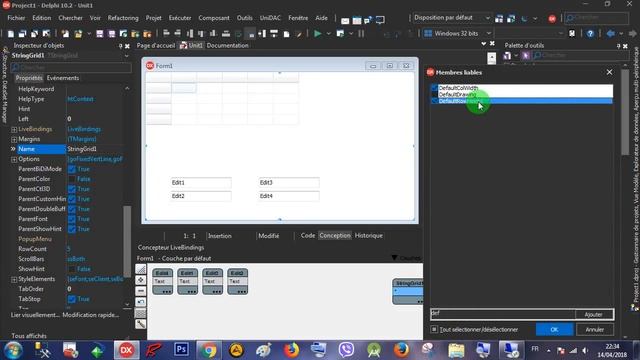 Delphi 20 StringGrid / 1 Col & Row смотреть онлайн