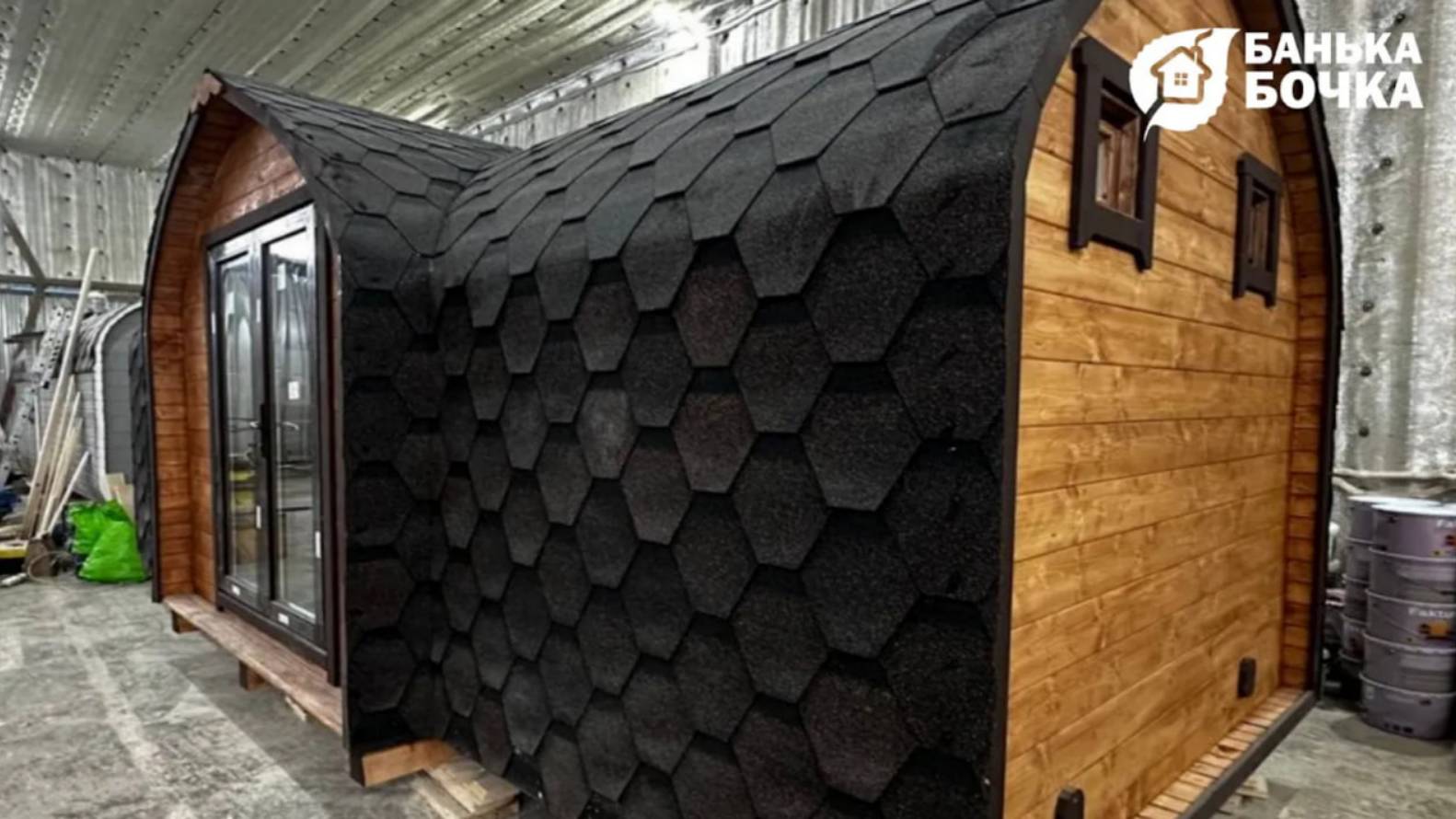 #ОТЗЫВ #Баня-викинг, 6 метров #баня-бочка смотреть онлайн