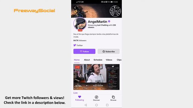 How To Share Profile Link On Twitch App смотреть онлайн