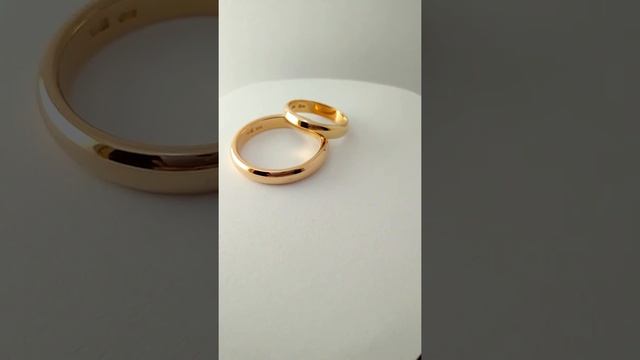 Гладкое обручальное кольцо 4 мм смотреть онлайн
