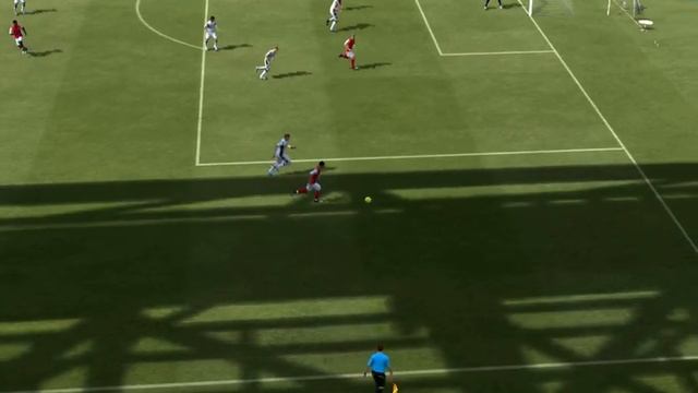Andre Santos гол в ближний угол Fifa 12