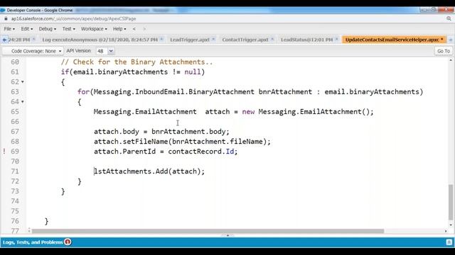 Salesforce Integration | Session 18 - Email Services 2 смотреть онлайн