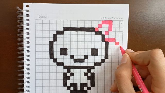 Axolotl Pixel Art - How To Draw Axolotl? #axolotl #axolotls #minecraft