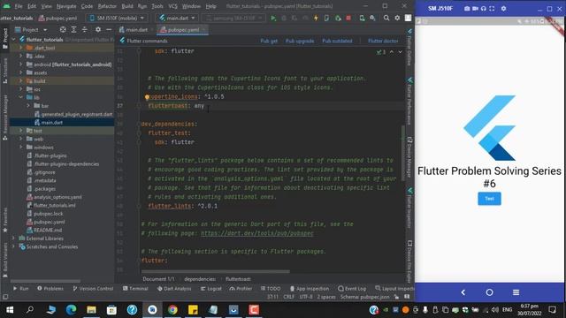 MissingPluginException (No implementation found for method)- Solved | Flutter Problem Solving #6 смотреть онлайн