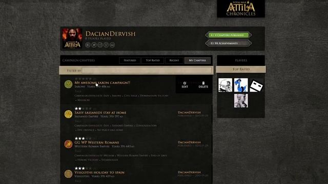 Total War: Attila - Chronicles (Extra Features) смотреть онлайн