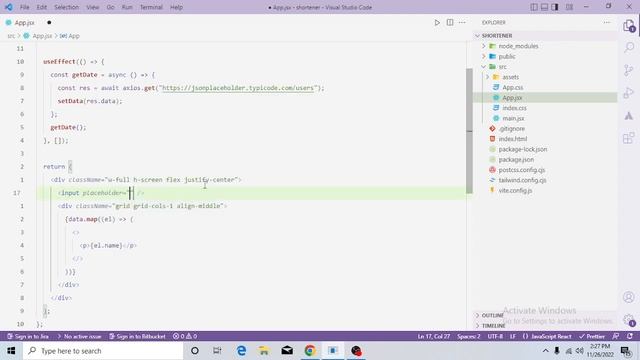 COMPLETE REACT SEARCH DATA HANDLE BY FRONT END. смотреть онлайн