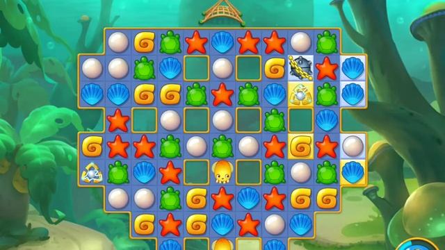 Fishdom gameplay level 1024 смотреть онлайн